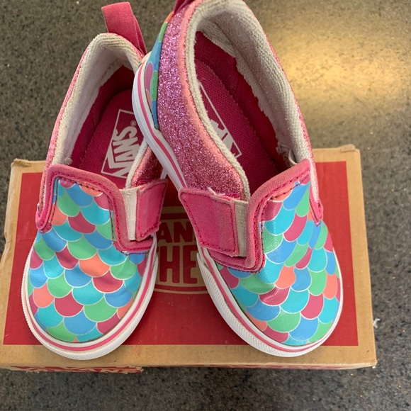 Mermaid Scale Vans Size 6.5 - Picture 2 of 8